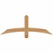 Ekena Millwork Bellingham Timber Gable Bracket, Western Red Cedar, 48"W x 18"H x 1 1/2"D x 3 1/2"F, 9/12 Pitch GBW048X18X0204BEL00SWR - alternate 1